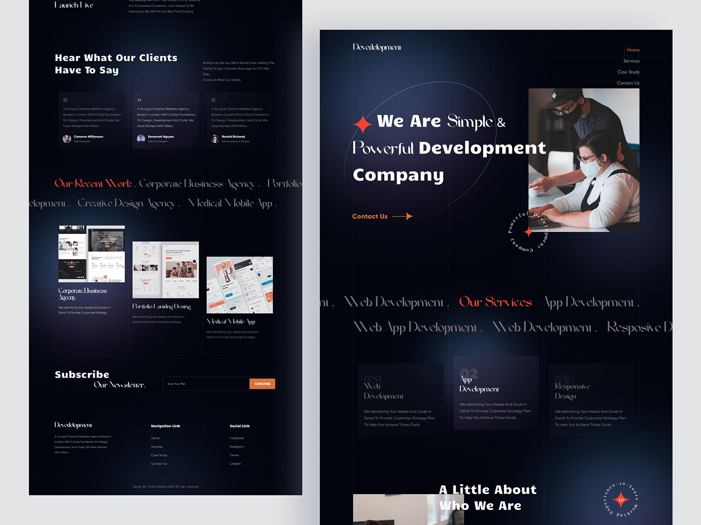 Landing Page Design